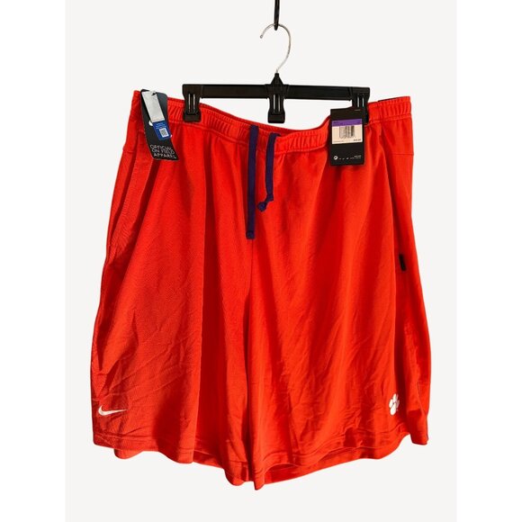 Nike Dri-Fit On Field Clemson Tigers Shorts - NEW! MSRP $45 - Men's 4XL - Picture 2 of 9